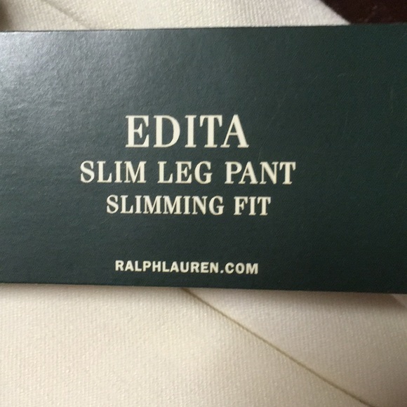 SOLD NWT Lauren Ralph Lauren size 10 lined slacks - Picture 5 of 6